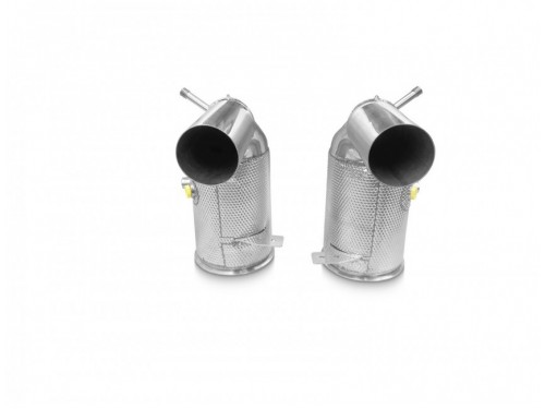 Sportauspuff TubiStyle Porsche 911 Carrera / S 992 downpipe with sports catalytic converter removing OPF filter